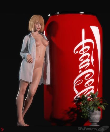コーラと彼女 (Canned juice and her)